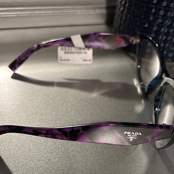 Prada Blue Cat-Eye Glasses - Picture 4 of 5